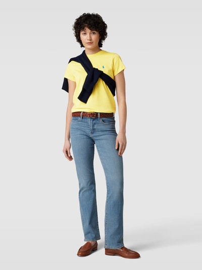 Polo Ralph Lauren T-Shirt mit Label-Stitching Gelb 1
