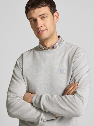 Scotch & Soda Sweatshirt met ribboorden Lichtgrijs gemêleerd - 3