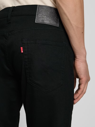 Levi's® Tapered fit jeans in 5-pocketmodel, model '502 NIGHTSHINE' Zwart - 3