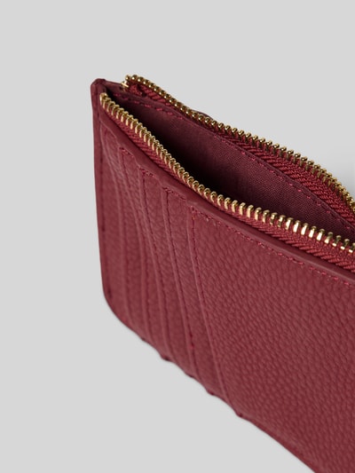 VALENTINO BAGS Portemonnee met labelapplicatie, model 'BRIXTON' Bordeaux - 3