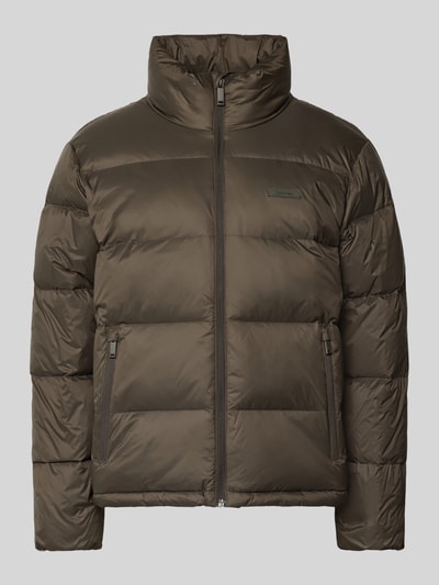 CK Calvin Klein Gewatteerd jack met opstaande kraag Olijfgroen - 2