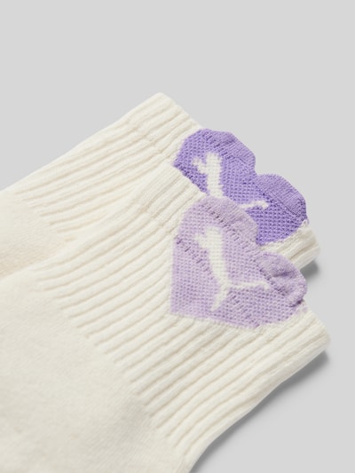 Puma Socken mit Stretch-Anteil Modell 'HEART' Lila 2