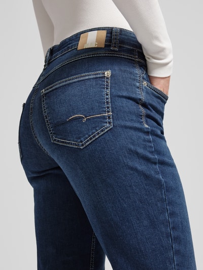 MAC Bootcut Fit Jeans mit Stretch-Anteil Modell 'MELANIE' Dunkelblau 3