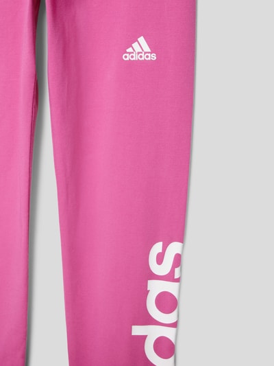 ADIDAS SPORTSWEAR Spodnie dresowe z nadrukiem z logo Fuksjowy 2