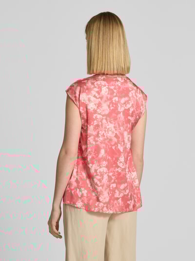 BOSS Blusentop mit V-Ausschnitt Modell 'Binadi' Pink 5