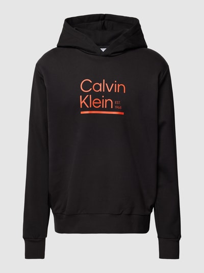 CK Calvin Klein Hoodie mit Label-Print Black 2