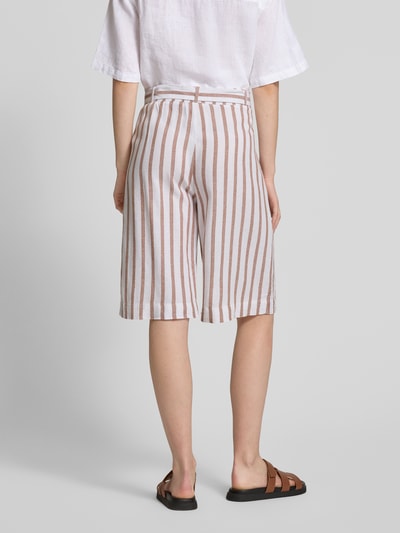 FREE/QUENT Bermudy z wpuszczanymi kieszeniami w stylu francuskim model ‘LAVISCO’ Jasnobrązowy 5