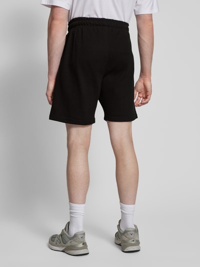 Pegador Sweatshorts met logostitching en steekzakken Zwart - 5