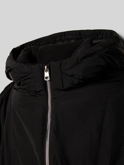 Calvin Klein Jeans Regular Fit Kurzmantel mit Logo-Stitching Modell 'Belted' Black 2