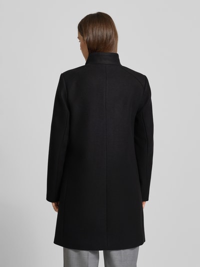 Liu Jo White Płaszcz ze stójką Czarny 5