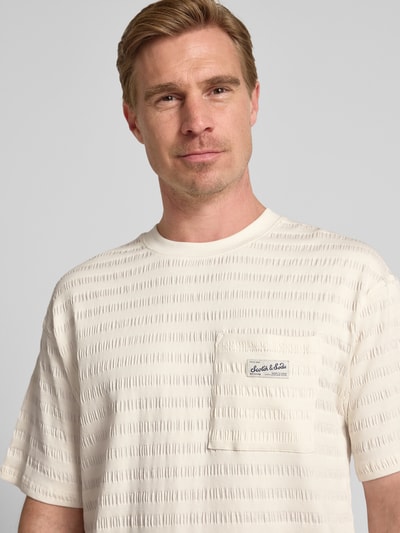 Scotch & Soda T-Shirt mit Brusttasche Offwhite 3