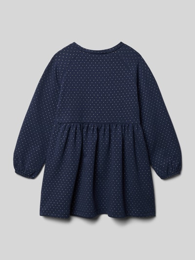 Mayoral Sukienka o szerokim kroju z kwiatową aplikacją Granatowy 3