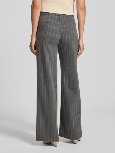 Christian Berg Woman Wide leg stoffen broek met steekzakken Middengrijs - 5