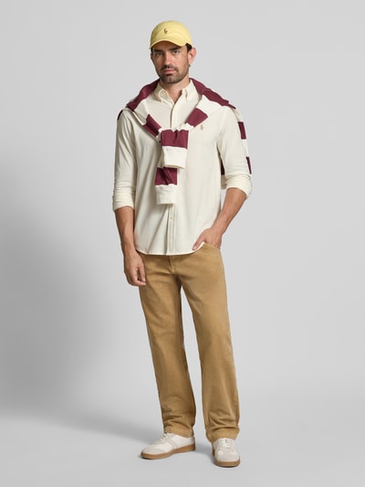 Polo Ralph Lauren Regular fit vrijetijdsoverhemd met button-downkraag Beige gemêleerd - 1