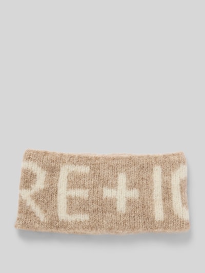 FIRE + ICE Hoofdband van wolmix, model 'HANINI2' Beige - 1