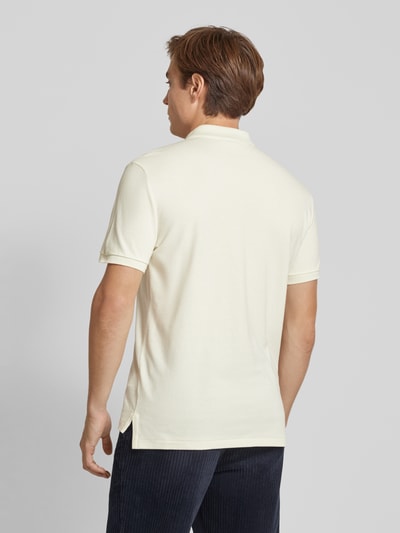 Polo Ralph Lauren Custom Slim Fit Poloshirt mit Label-Stitching Beige 5