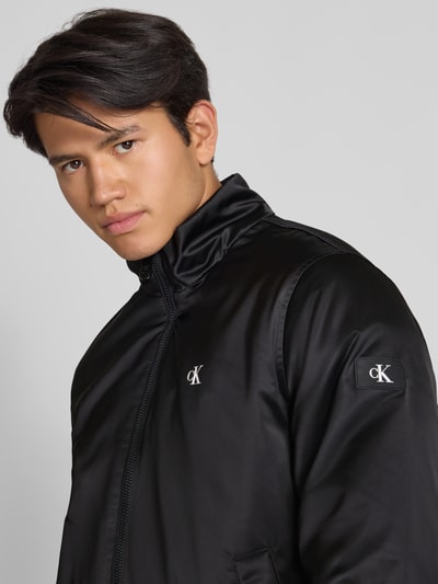 Calvin Klein Jeans Bomberjack met logoprint Zwart - 3