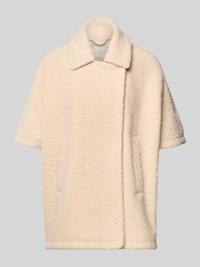 Milano Italy Kurtka z rękawem o dł. 1/2 i wykładanym kołnierzem Złamany biały 2