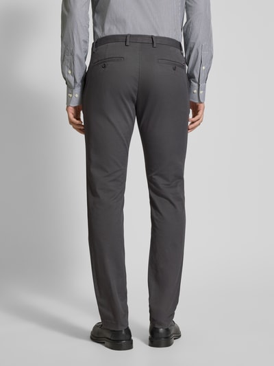 Tommy Hilfiger Chinosy z detalem z logo model ‘CORE BLEECKER 1985’ Antracytowy 5