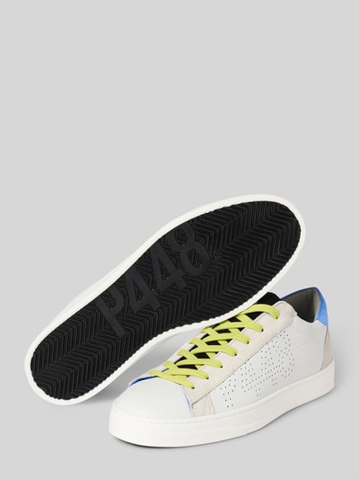 P448 Sneakersy sznurowane model ‘JACKC’ Biały 4