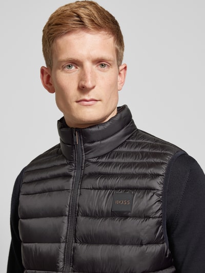 BOSS Orange Bodywarmer met labelbadge, model 'Odeno' Zwart - 3