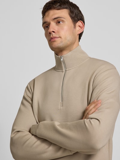 SELECTED HOMME Regular Fit Sweatshirt aus Viskose-Mix Modell 'EMANUEL' Sand 3