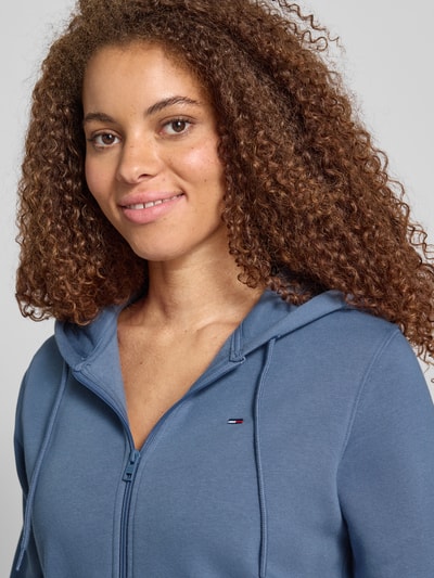 Tommy Jeans Bluza rozpinana o kroju regular fit z mieszanki bawełny Szaroniebieski 3
