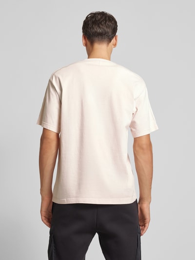 ADIDAS SPORTSWEAR T-shirt met labelstitching Beige - 5