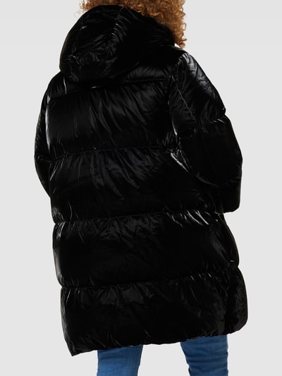 Tommy Hilfiger Curve PLUS SIZE Daunenmantel mit Kapuze Schwarz 5