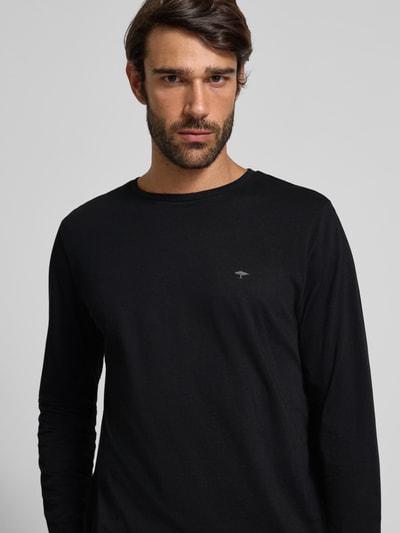 Fynch-Hatton Strickpullover mit Logo-Detail Black 3