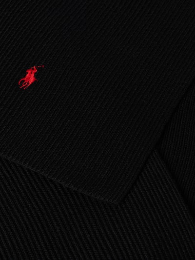 Polo Ralph Lauren Schal mit Label-Stitching Black 2