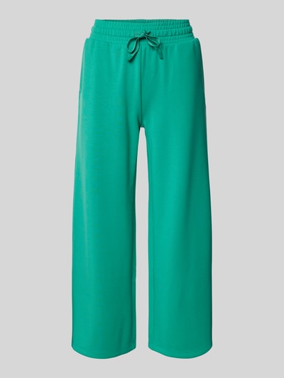 Christian Berg Woman Wide Leg Sweatpants mit elastischem Bund Smaragd 2