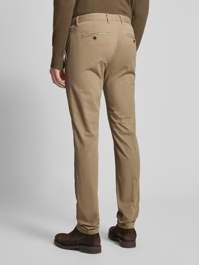 Marc O'Polo Slim fit chino van katoen Zand - 5