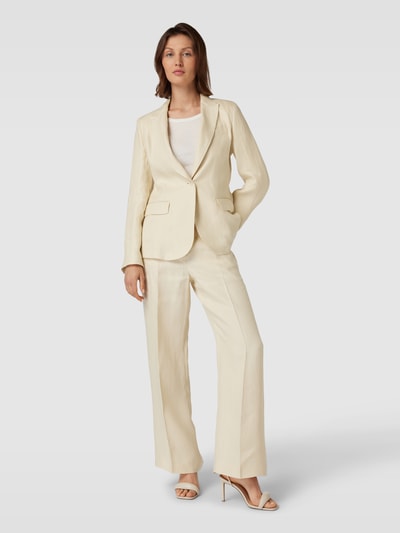 Weekend Max Mara Blazer met klepzakken, model 'NALUT' Zand - 1