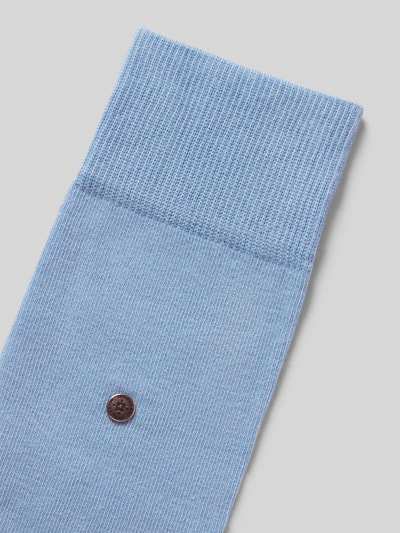 Produktfoto, Socken mit Burlington-Niete von Burlington aus bawełna ekologiczna i poliester z recyklingu, dopasowany krój, elastyczny prążkowany ściągacz