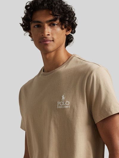 Polo Ralph Lauren relaxed fit T-shirt van puur katoen met gestikt logo Beige - 3