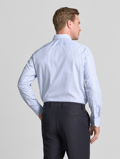 Christian Berg Men Regular Fit Business-Hemd in Two Ply Qualität mit Haifischkragen Royal 5