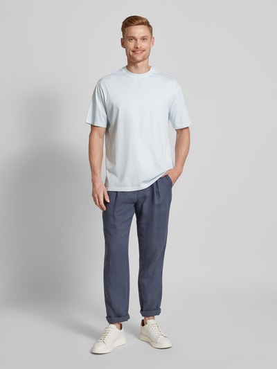 Mango T-Shirt mit Rundhalsausschnitt Modell 'SUGAR' Hellblau 1