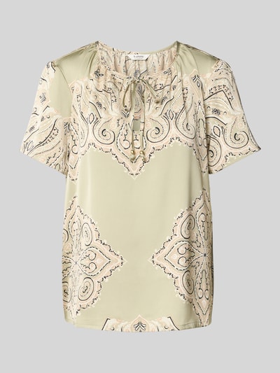 B.Young Regular fit blouseshirt met druppelvormige hals Lindegroen - 2