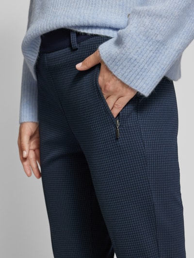 Raphaela By Brax Stoffen broek met ritszakken, model 'LILLYTH' Marineblauw - 3