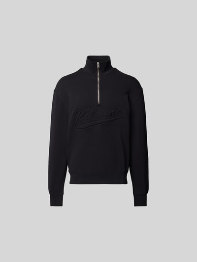 MAISON KITSUNÉ Oversized Sweatshirt aus Baumwolle Black 2