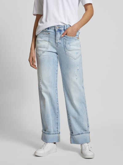 Gang Loose Fit Jeans im Used-Look Modell 'Roberta' Hellblau 4