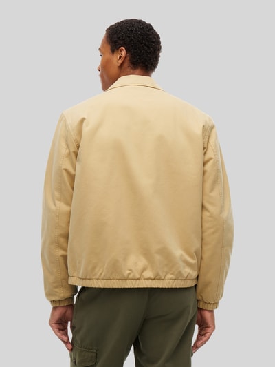 Tommy Jeans Regular Fit Blouson aus reiner Baumwolle Beige 5