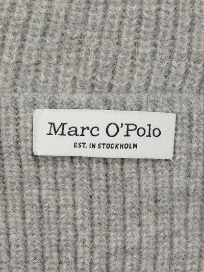 Marc O'Polo Czapka beanie z mieszanki wełny z alpaki Jasnoszary melanż 2