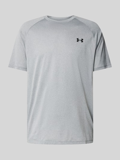 Under Armour T-Shirt mit Logo-Print Modell 'TECH 2.0' Hellgrau Melange 1