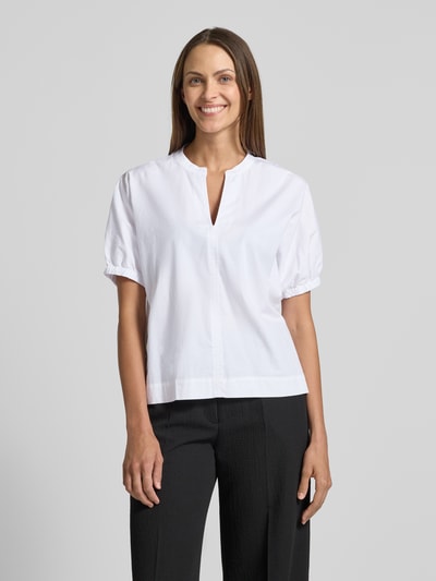 Emily Van den Bergh Blusenshirt mit elastischen Ärmelabschlüssen Offwhite 4