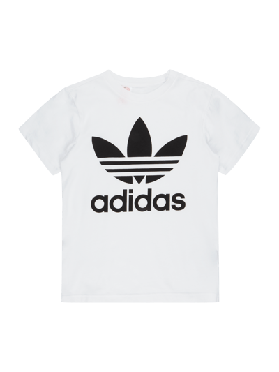 adidas Originals T-Shirt mit Logo-Print Weiss 1