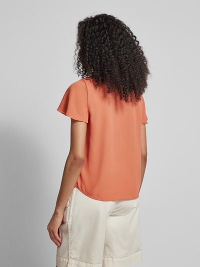 Jake*s Collection Blouseshirt met V-hals Terracotta - 5