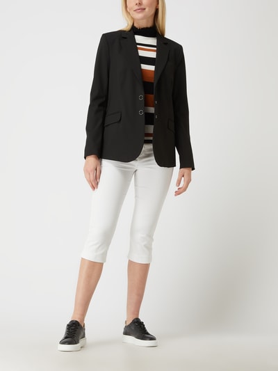 comma Blazer met stretch  Zwart - 1