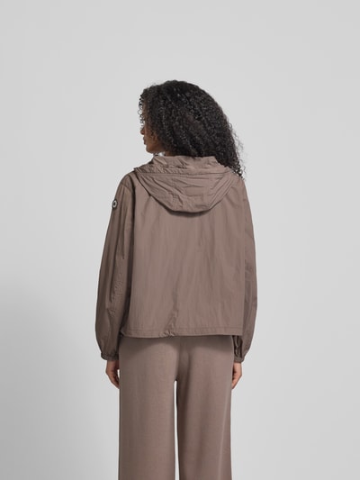 Kenzo Windbreaker mit Kapuze Taupe 5
